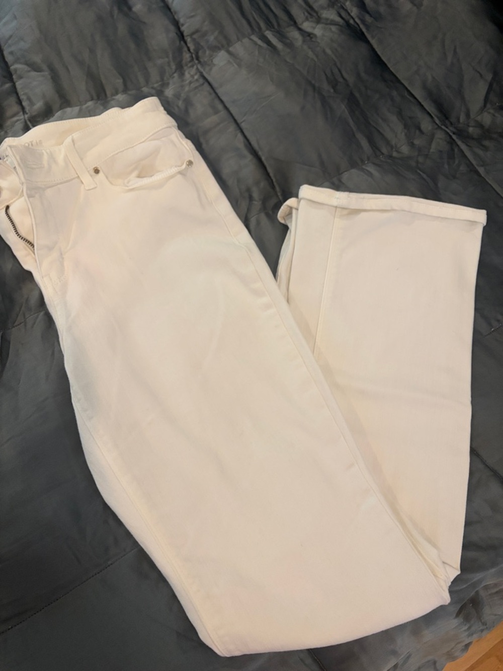 Chico's White Boot Cut Jeans